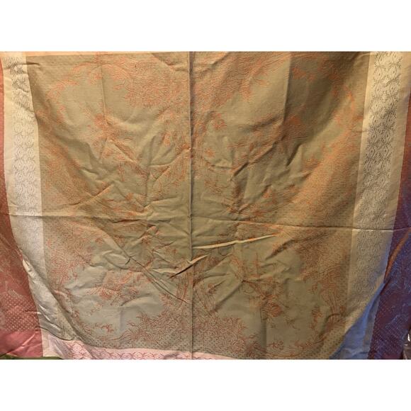 Garnier-Thiebaut French Jacquard Approx 63x63 Tablecloth Cotton - Picture 2 of 8